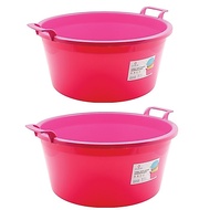 Claris Package (Contents 2 Pcs) Shatterproof Basin Tuff 3252 Capacity 18 Lt Latest