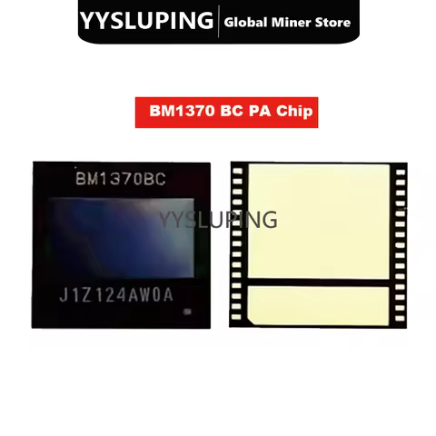 High Performance BM1370 Mining Chip for DIY Bitcoin Miner -0.2W/G Efficiency ASIC Replacement Part C