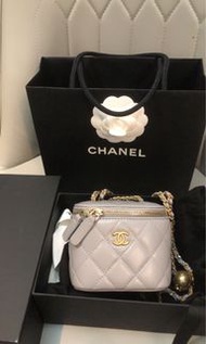 Chanel Mini Vanity 灰金球盒子