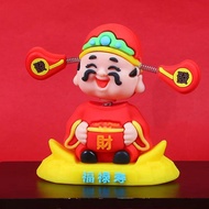 New God of Wealth Car Ornaments Car Center Console Decoration Mascot Cute Ornaments Swing Little God