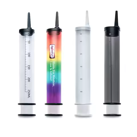 Enema Cleaner Anal Douche Medical Non-Toxic Disposable Plastic Bulbs Cleaning Injection Syringe Anal