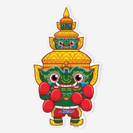 Waterproof Ramakien Sticker-Thotsakan Thai Boxing-International Muay