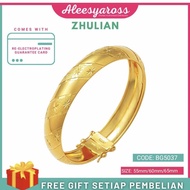 [BG5037] Gelang Tangan ZHULIAN Gold Plated Bangle Jewellery Emas Saduran Barang Kemas gelang zhulian