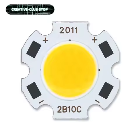 15pcs a lot 3W 5W 7W 10W LED Source Chip High Power LED COB Side 11mm Light Bulb Lamp Spotlight Down