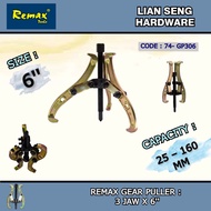 Remax GEAR PULLER: 3 JAW X 6 ''
