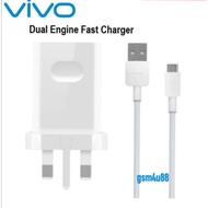 Vivo Y1S Y11 Y12 Y15 Y16 Y17 Y19 Y20 Y21 Y30 Y31 Y32 Y33S Y53 Y57 V7 V11 Dual Engine Charger Fast Ch