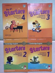 劍橋 Pre A1 Starters 練習書 （4本）