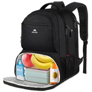MATEIN Lunch Backpack for Men Work, 17 Inch Insulated Cooler Backpack Lunch Box with USB Charging Po
