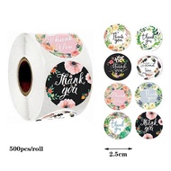 500 pieces of various designs 1 inch Christmas theme seal label sticker DIY gift baking packaging envelope stationery decoration