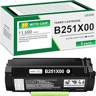 B251X00 Toner Cartridge 1-Pack Remanufactured B251X00 Black Toner Replacement for Lexmark B2546 B251