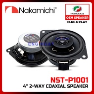 Nakamichi NST-P1001 4" 2-Way Coaxial Speaker | OEM Speaker Plug and Play for Axia Viva Bezza Alza Ar