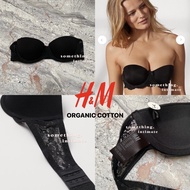 KATUN H&M Cotton Strapless Pushup Bra Kemben Push Up Bh Bandeau Jastip Hm Bra Cotton 34A 34B 36B 36C