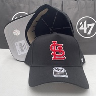 47 Brand St. Louis Cardinals MVP Adjustable Cap with Embroidered Logo.baseball Cap