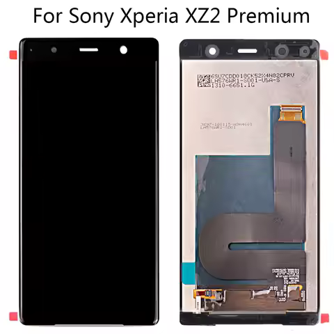 Original 5.8 For Sony Xperia XZ2 Premium LCD Display Screen Touch Digitizer Frame For SONY XZ2 Premi
