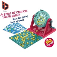 [Blesiya] Bingo Game Set Family Board Games Bingo Set Family Bingo Lotto Game for Gathering