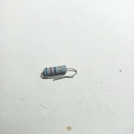 MERAH Resistor R carbon film 82 82R 82ohm R 5% 2watt 2 w watt WAT 2WAT ohm gray red black gold Fajar