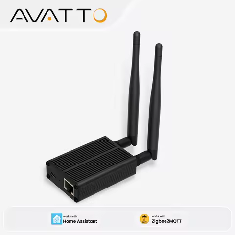 AVATTO ESP32/P/P7 ZigBee3.0 Dongle To Ethernet, USB, And WiFi Adapter Support,Work With Zigbee2MQTT,