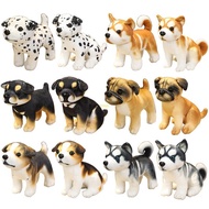 youn Creative Stuffed Animals Dog Soft Snuggle Baby Sleep Lovely Husky Dalmatian Animal Dog for Doll