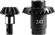 12/24T Front Rear Axles Gear Set for 1/24 Crawler FMS FCX24 FCX18 RC Upgrade Hardened Alloy Steel St
