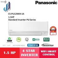 Panasonic 1.5 HP Standard Inverter R32 Aircond Built-In WiFi AirCond