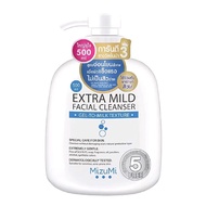 MizuMi Extra Mild Facial Cleanser มี 2 ขนาด 100ml / 500ml เอ็กซ์ตรา ไม์ เจลล้างหน้า อ่อนโยนพิเศษ