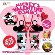 GSC Disney Mickey Minnie Valentine Tumbler