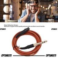 OPTIMISTI8E Headphones Replacement Cable, MINI 3Pin XLR to 3.5mm/6.35mm Gold Plated Stereo Sound Cab