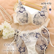 COCO Linge cache coeur felice bra panties set (Sizes A-F)(42P327400)(Direct from Japan)2