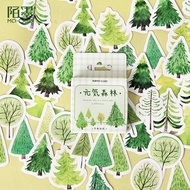 Momo Boxed Stickers - Yuanqi Forest Creative Fresh Journal Decoration Universal Sealing