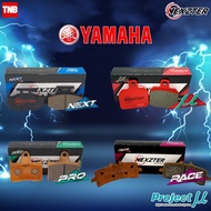 Nexzter ผ้าเบรค สำหรับ Yamaha Fin MT03 R3 XMAX R1M R15 Nmax Msalz Nouvo Mio FINO Aerox GrandFilano GT125 Qbix EXCITER150