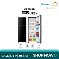 Hisense ตู้เย็น 2 ประตู :5.9Q / 168 ลิตร รุ่น ERT169B Black (ERT169B) One