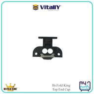 Vitally Replacement Bi-Fold King Top End Cap | Pintu Bilik Air | Roda Pintu Lipat | Pintu Tandas