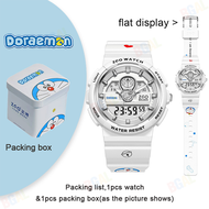 (42.3มม.)ของแท้ Doraemon100% นาฬิกาโดราเอมอนสำหรับเด็กผู้หญิงนาฬิกากันน้ำนาฬิกาดิจิตอลสำหรับเด็กของข