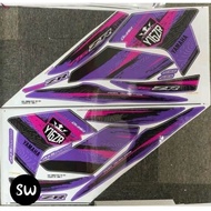 Yamaha y16 y16 ZR 155 v1 v2 Butterfly Custlm Deslgn 2024 ( 48 ) motor Pelekat Stiker Stripe body Clv