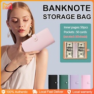 A6 Money Saving Binder Budget Organizer|Reusable PU Cash Storage Book|Money Saving Ipon Challenge