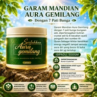 Garam Mandian Aura Gemilang| Buka Aura Diri,Seri Wajah & Rezeki | Garam Crystal + 7 Bunga | Pengasih