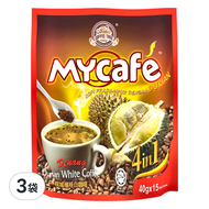 COFFEE TREE 咖啡樹 檳城白咖啡 四合一 榴槤風味  40g  15包  3袋