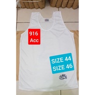 PUTIH Big SIZE 44-46 SWAN BRAND SINGLET T-SHIRTS MEN'S UNDERWEAR T-SHIRTS WHITE PLAIN SINGLET T-SHIR