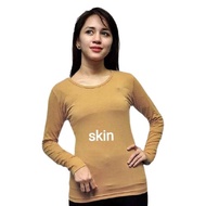 Baju Inner Cotton Sejuk Selesa-Inner Baju Cotton-Inner Muslimah Lengan Panjang-underneath t-shirt-In