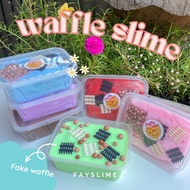 Waffle slime | Tofu slime | Slime tofu