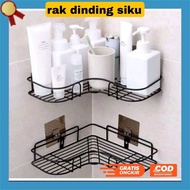 SIKU Elbow Wall Shelf, Bathroom Shampoo Soap Rack