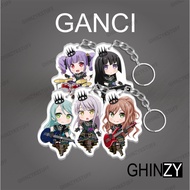 GANTUNGAN Acrylic Anime Ganci Keychain Bang Dream Roselia Series 1 Sayo Yukina Ghinzykstuff