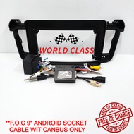 PEUGEOT 508 (2011-2016) 9'' ANDROID CASING (FREE PLUG &amp; PLAY CABLE) 508