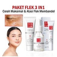 Ls [ Paketan ] Fuyan Whitening 3In1 Paket Lengkap Fuyan Cream / Fuyan Facial Wash / Fuyan Serum Esse