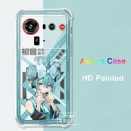 For Nubia Z80 Ultra 5G Phone Case For Nubia Z80Ultra Transparent All-inclusive TPU Anti-fall Silicon