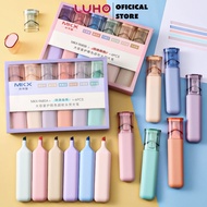 LUHO highlighter pen, pen set, pastel highlighter pen set, highlighter maker, HIGHLIGHT GENERAL mark