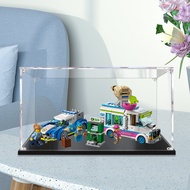[Transparent Display Box] Suitable for Lego 60314 Pursuit Ice Cream Truck Acrylic Display Box Transp