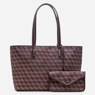 Christy Ng Russo Monogram Tote Bag in code brown