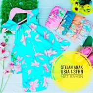 PACKAGE 6 PCS CHILDREN'S SUITS 1 - 3 YEARS CHEAP SUITS GIRLS' SUITS CHILDREN'S SLEEPWEAR SUITS RAYON