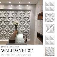 3D Wallpanel 3D PVC Wall Panel Sticker Size 50 x 50 cm